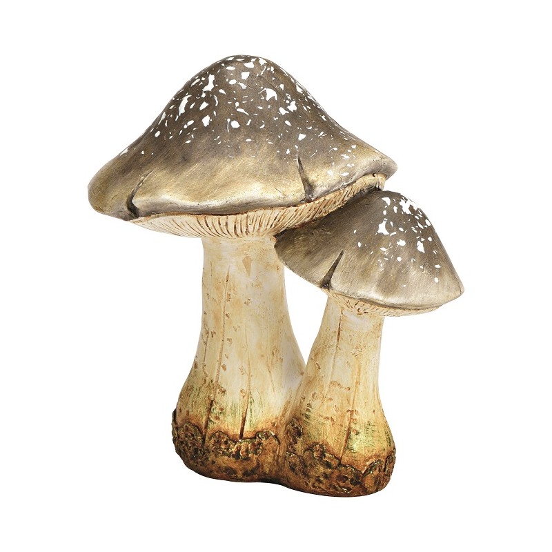 7654 Deko Champignon aus Steinharz