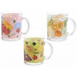 8002A Set cadeaux avec tasse en verre et 100g de thé