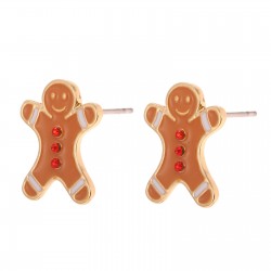 1237 Boucle d\'oreilles de Noël en plaqué or