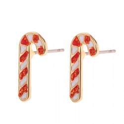 1237 Boucle d\'oreilles de Noël en plaqué or