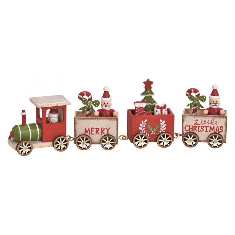1297 Train de Noël en bois