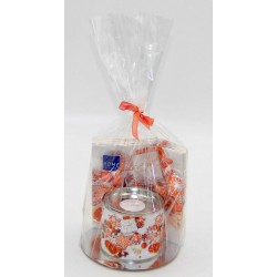 1360A Set cadeaux avec serviettes et bougie parfumée