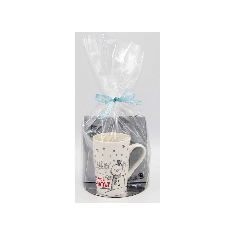 6785E Tasse en porcelaine avec serviettes