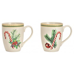 7643E Tasse en porcelaine avec serviettes