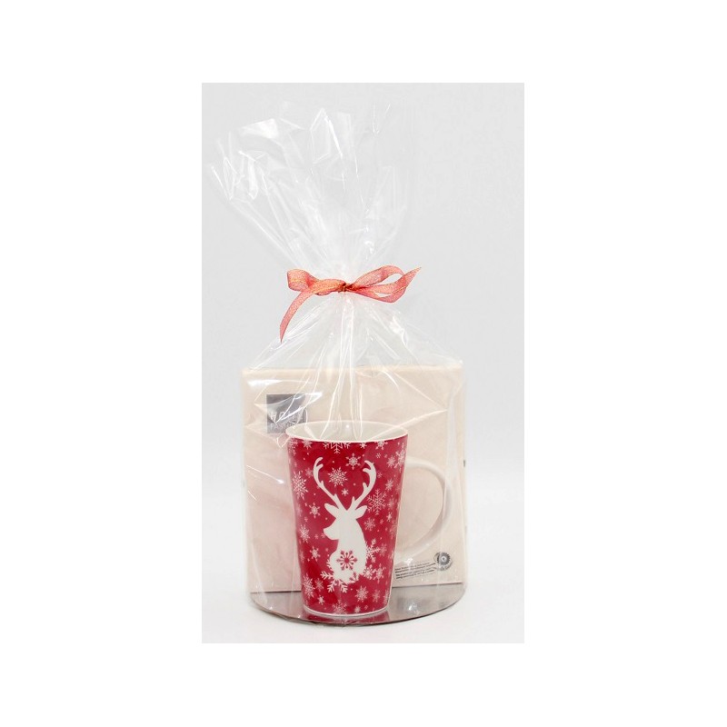 7634E Tasse en porcelain avec serviettes