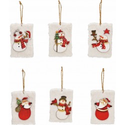 6111 Pendentifs de Noël en bois