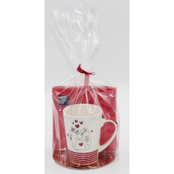 8099E Tasse en porcelaine avec serviettes