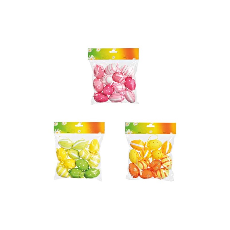 1574 Osterei zum Aufhängen, Set mit 12 Stück