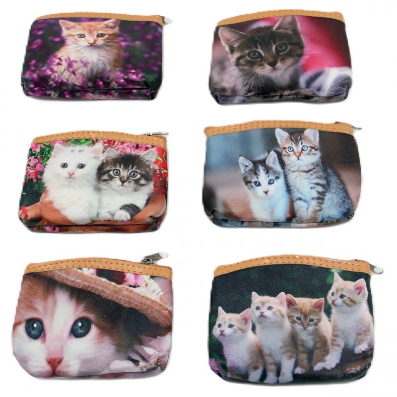 1771 Kleines Portemonnaie Katze