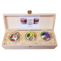 1648 Set mit 3 Duftkerzen