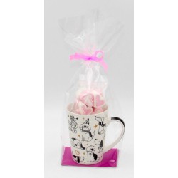 1555C Tasse aus Porzellan mit Marshmallow