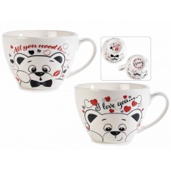 1532A Tasse en porcelaine ave thé