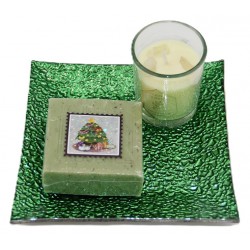 34274K Set cadeaux avec bougie parfumée et savon