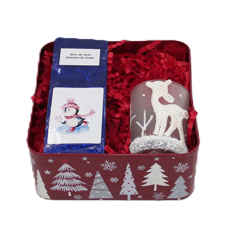 6797B Geschenkset mit Tee und Kerze