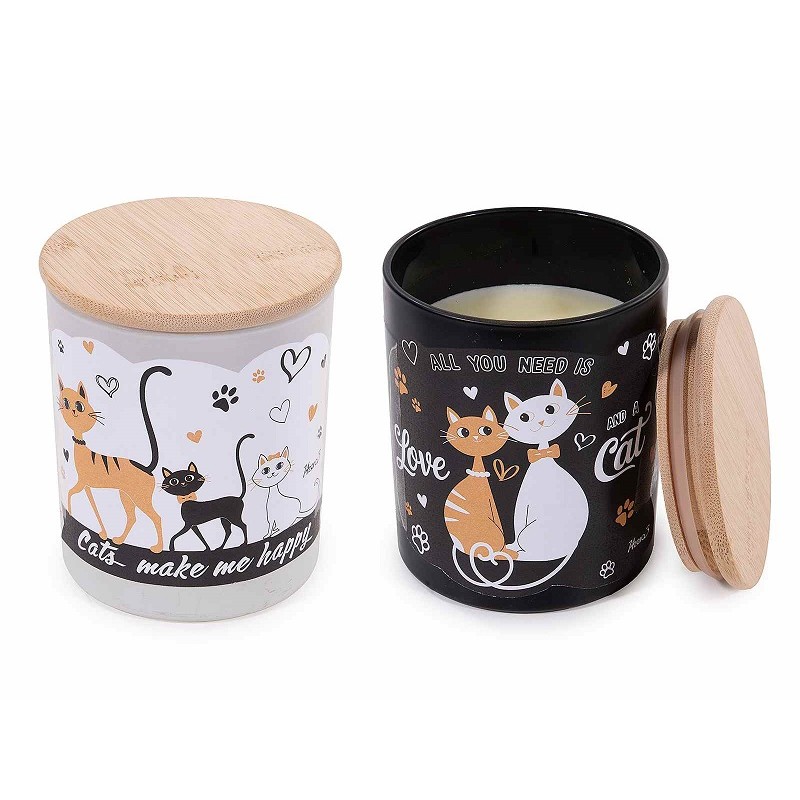 1897 Duftkerze mit Holzdeckel 