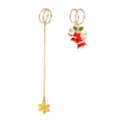 1960 Clips pour les oreilles en or plaqué, une paire