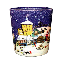 1961 Photophore avec bougie parfumée