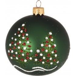 2008 Boule de Noël en verre