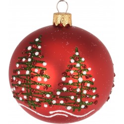 2008 Christbaumkugel aus Glas