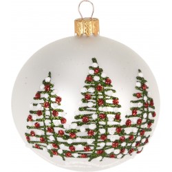 2008 Christbaumkugel aus Glas