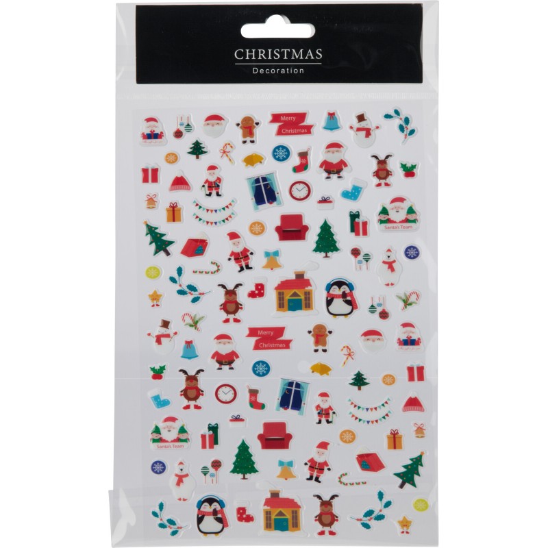 2014 Weihnachts Sticker in 3D