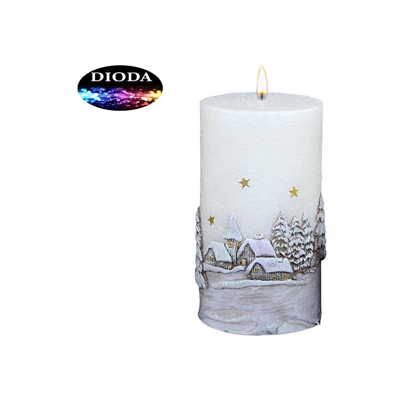 7561 Bougie cylindre avec LED