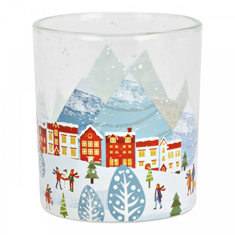 2085 Photophore avec bougie parfumée