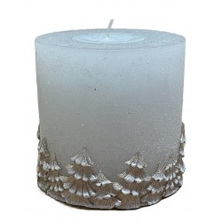 1930 Teelicht aus Wachs Tannenbäume