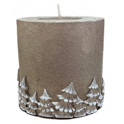 1930 Teelicht aus Wachs Tannenbäume