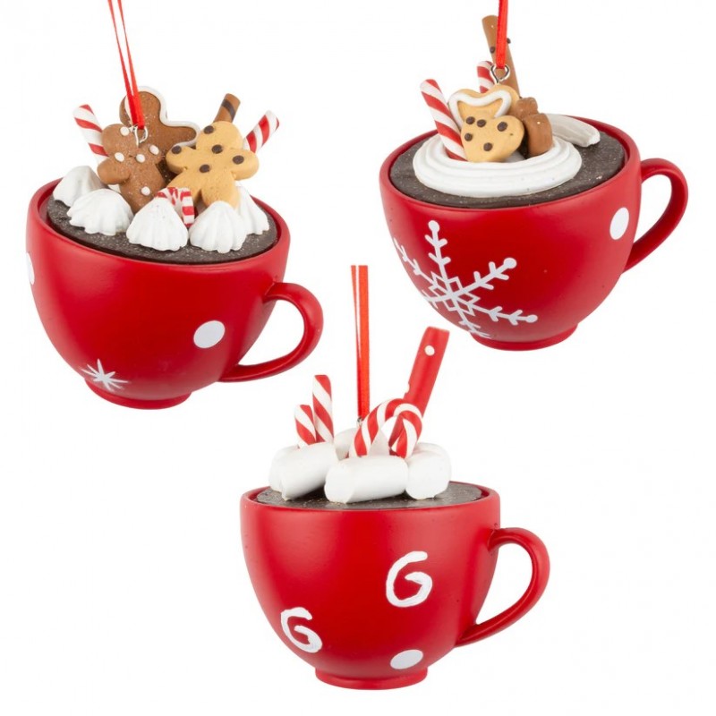 2142 Anhänger Tasse mit Lebkuchen aus Steinharz