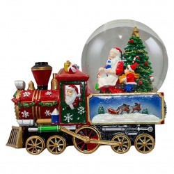 2156 Train avec boule de neige et musique