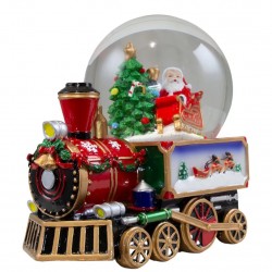 2156 Train avec boule de neige et musique
