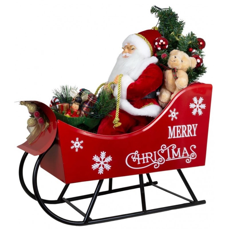 2169 LED luge avec Père Noël
