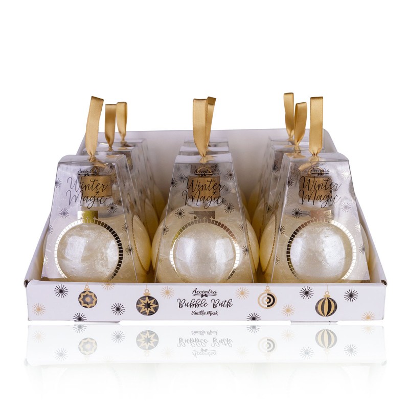 2227 Mousse de bain -gel douche dans boule de Noël