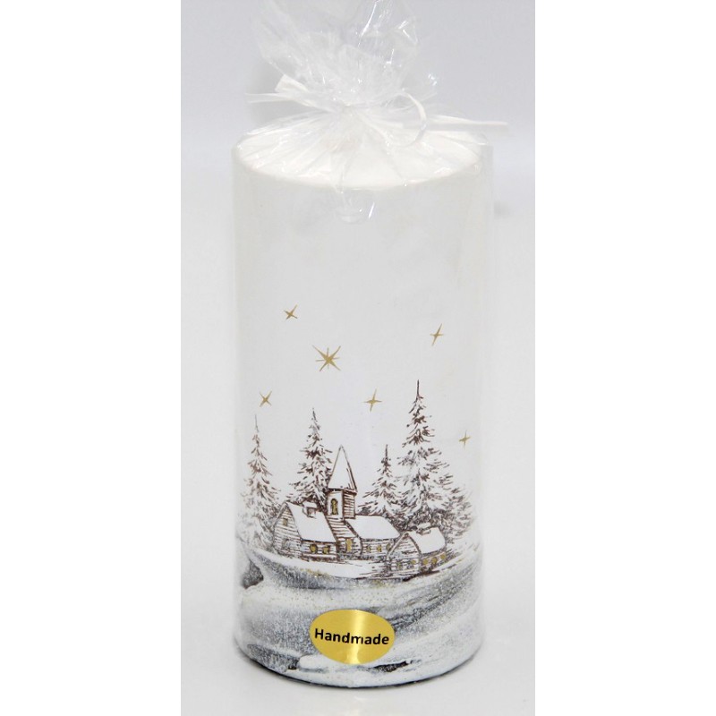 2240 Bougie paysage hiver