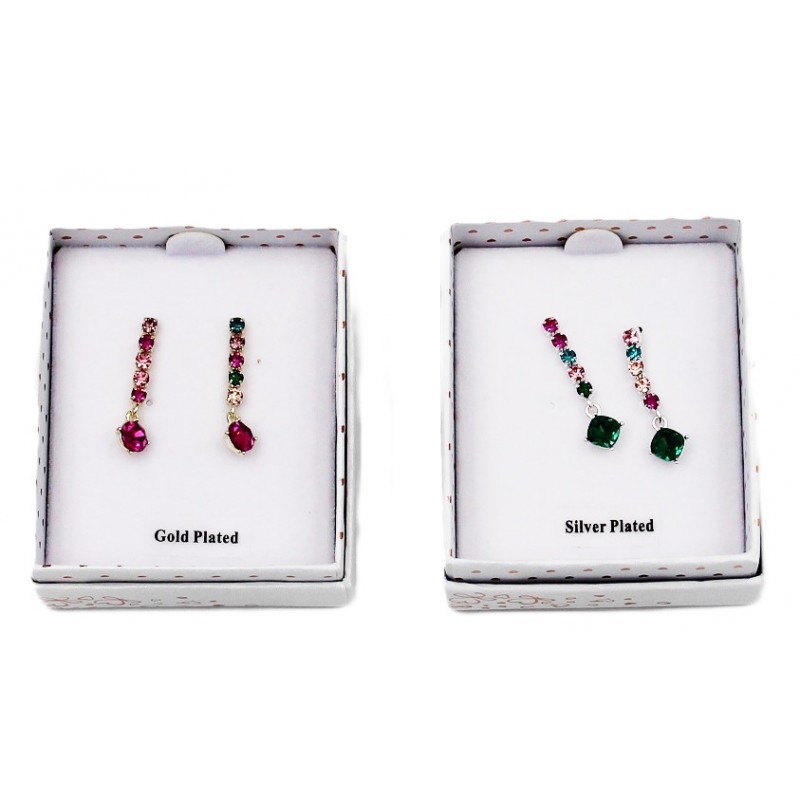 2248 Ohrstecker vergoldet und versilbert