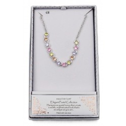 2253 Kette versilbert mit Kubic Circonia