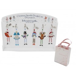 2276 Pendentif de Noël en plexi avec présentoir,