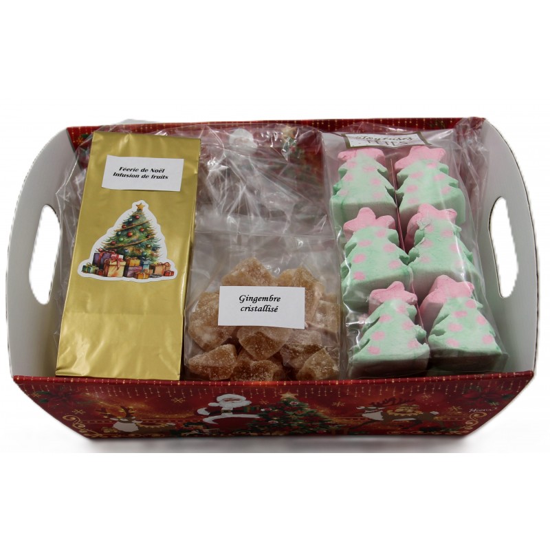 1899A Coffret cadeaux avec thé, gingembre et marshmallow