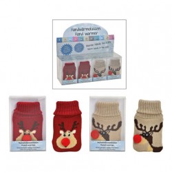 2293 Chaufferette élan avec nez rouge