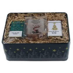 2069B Coffret cadeaux avec thé et \"graines de café\"
