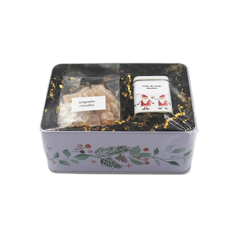 2073A Coffret cadeaux avec thé et gingembre