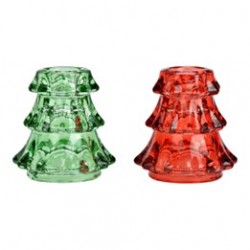 2312 Bougeoir sapin en verre