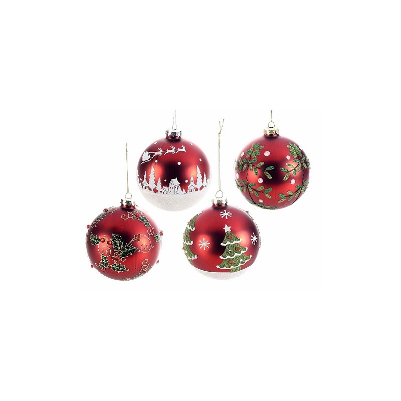 1410 Christbnaumkugel aus Glas