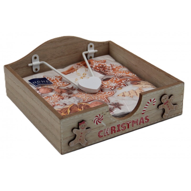 2121 Serviettenhalter mit 1 Paket Servietten