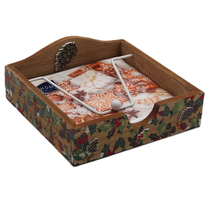 1981C Porte serviette avec 1 paquet de serviettes