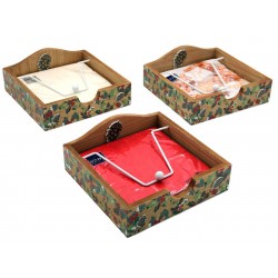 1981D Porte serviette avec 1 paquet de serviettes