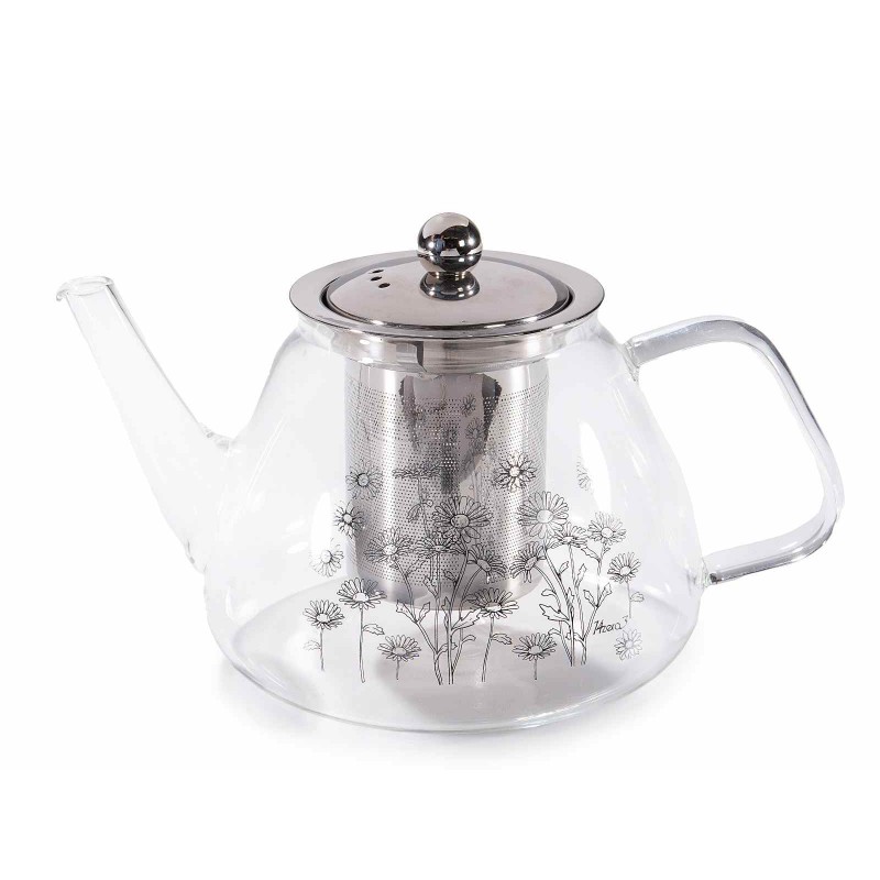 1653 Teekanne aus Glas mit Filter