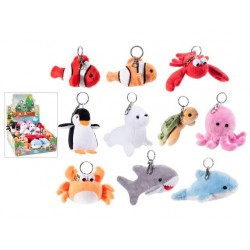 2370 Schlüsselanhänger Plüsch Meerestiere