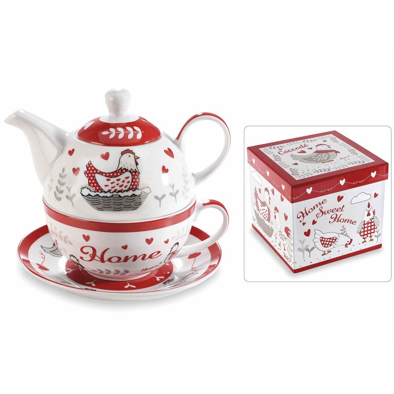 2374 Théière en porcelaine